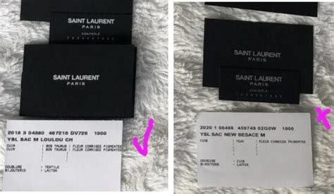 ysl jacket fake|YSL authenticity card.